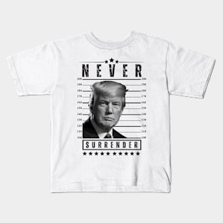 trump mugshot Kids T-Shirt